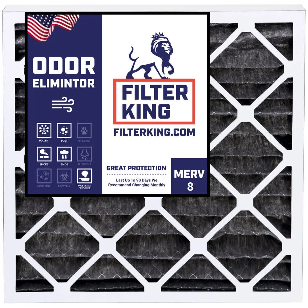 MERV Filter .75" | | | Air Furnace A/C 18 16x18x1 HVAC 16 Carbon x MADE 4-PACK 8 IN Pleated x | dimension: Filters King Filter Actual USA