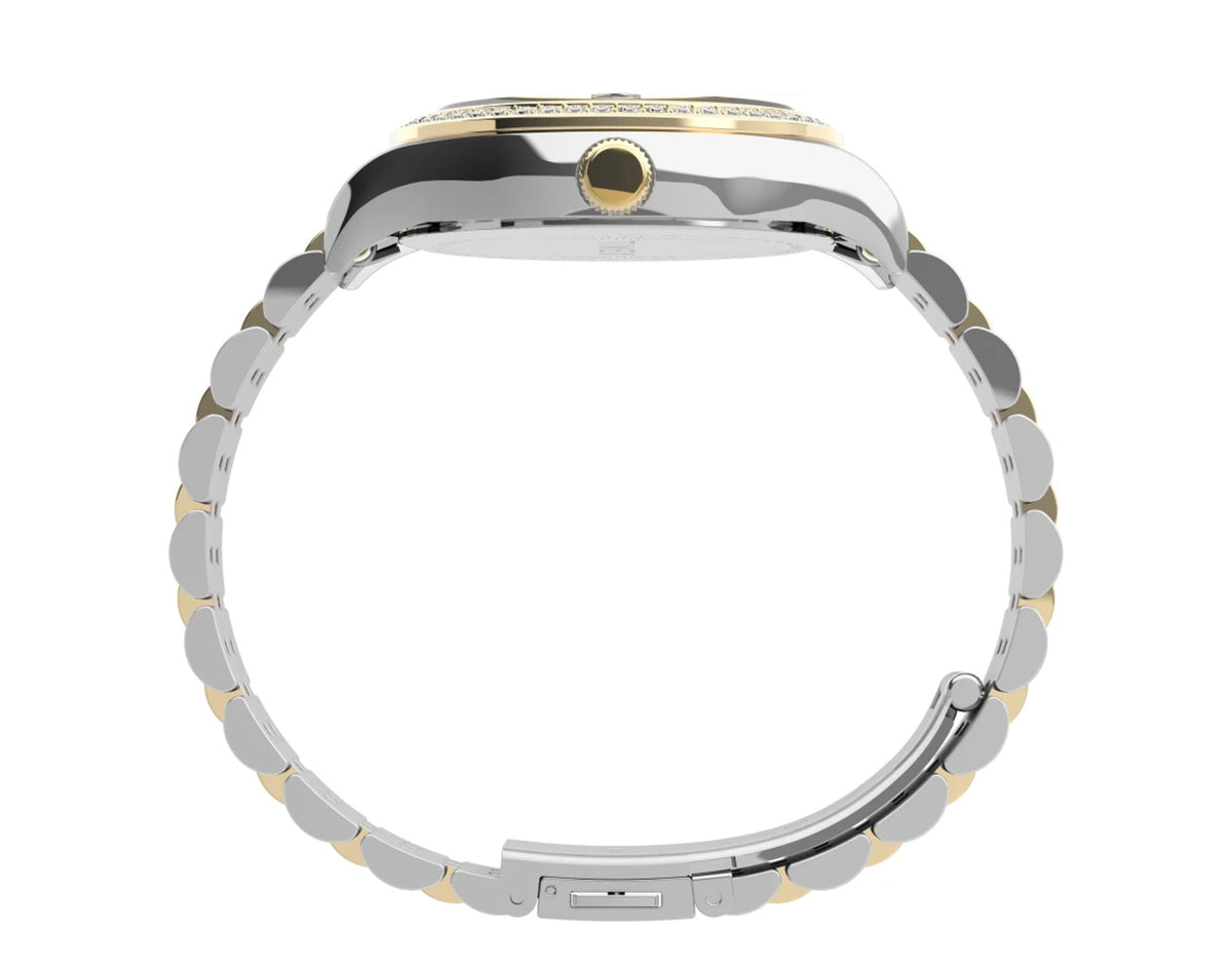 Steel Waterbury Timex Watch 34mm Bracelet with Women's Swarovski� Stainless Legacy Crystals
