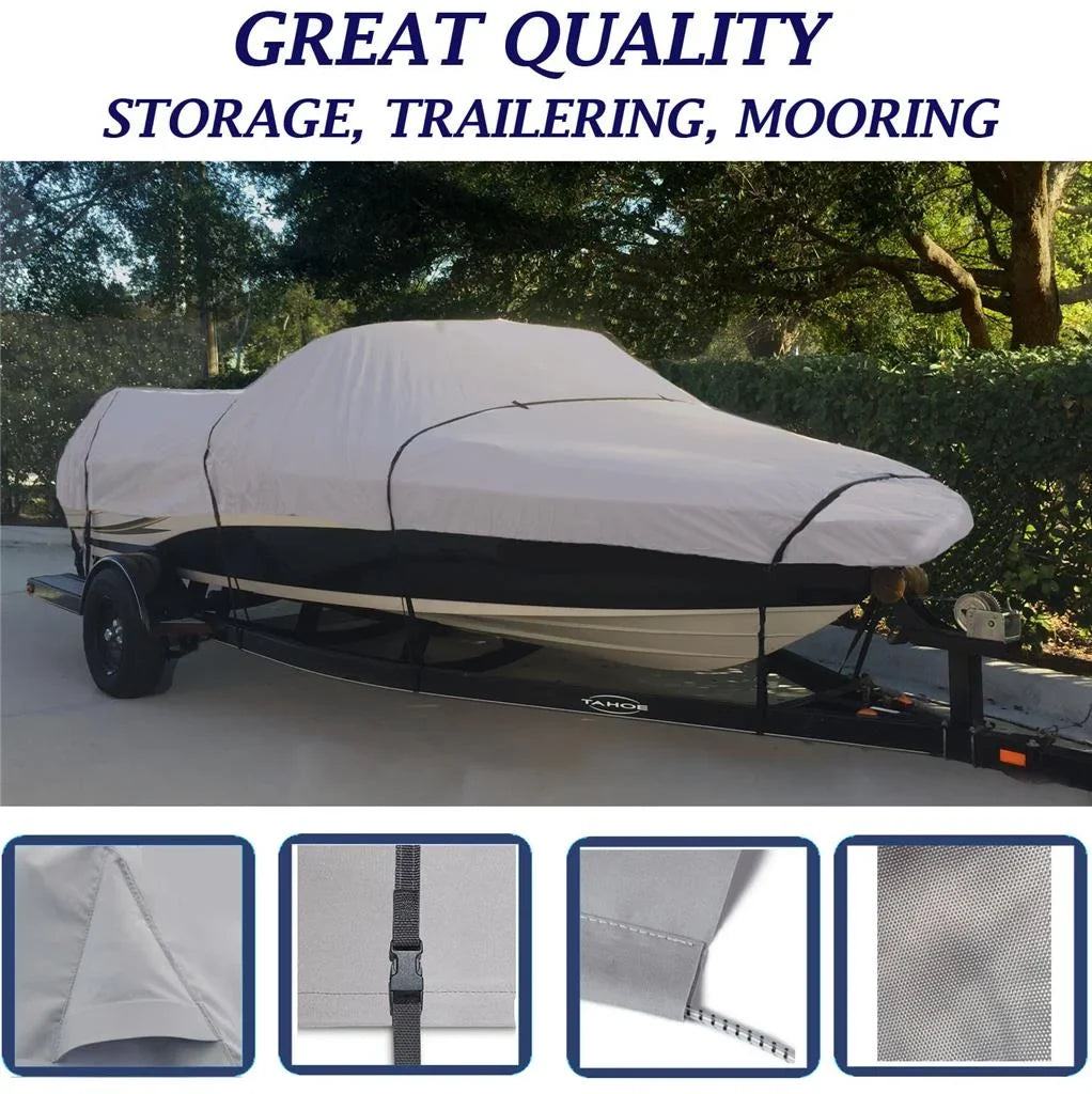 Compatible LIFT BOAT ALUMACRAFT COVER INVADER TRAVEL, 185 for STORAGE, 2002-2005