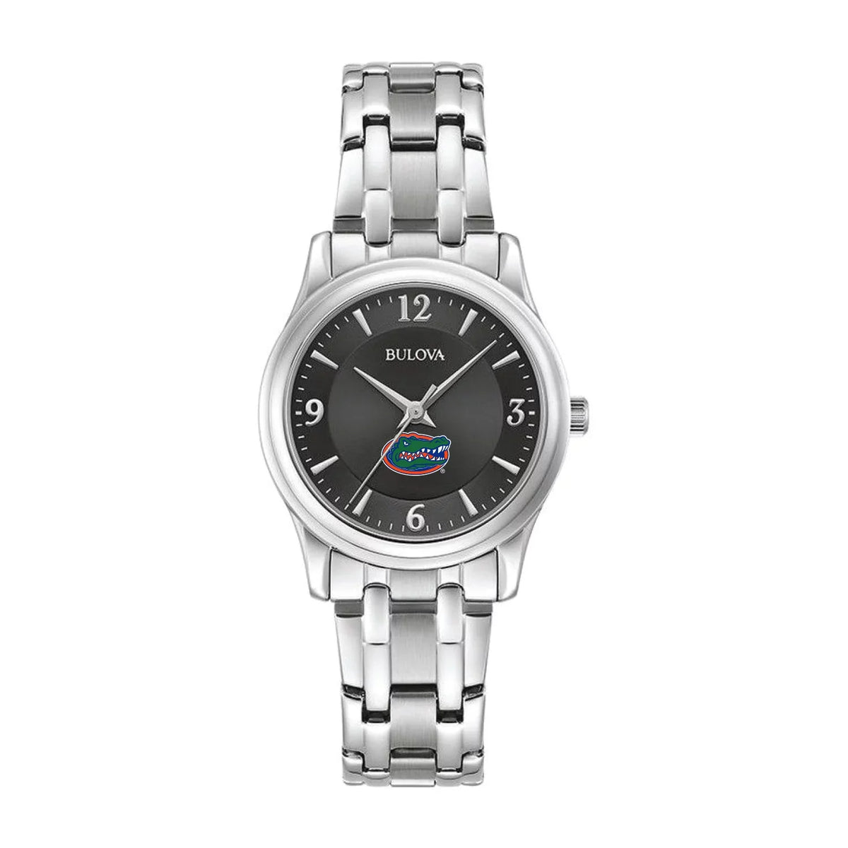 Bulova Collection Black Gators Steel Corporate Watch Florida Women's Stainless