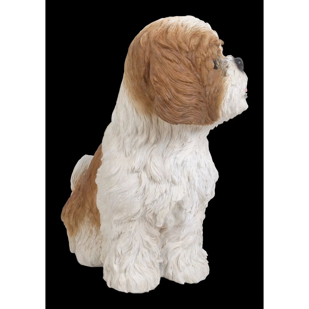 Sitting Gifts Hi-Line Garden Shih Statue 11" Puppy Tzu exterior