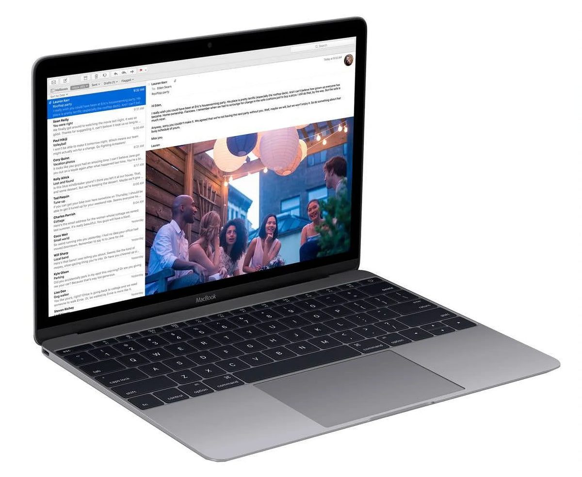 1.1GHz 2304x1440 (Retina, Used Macbook OS SSD Adapter Memory Mac 2016) A GB v10.12 256 Included Display X Gray) 8 12-inch Certified GB m3 Power Core (Early Space Sierra MLH72LL/A Grade