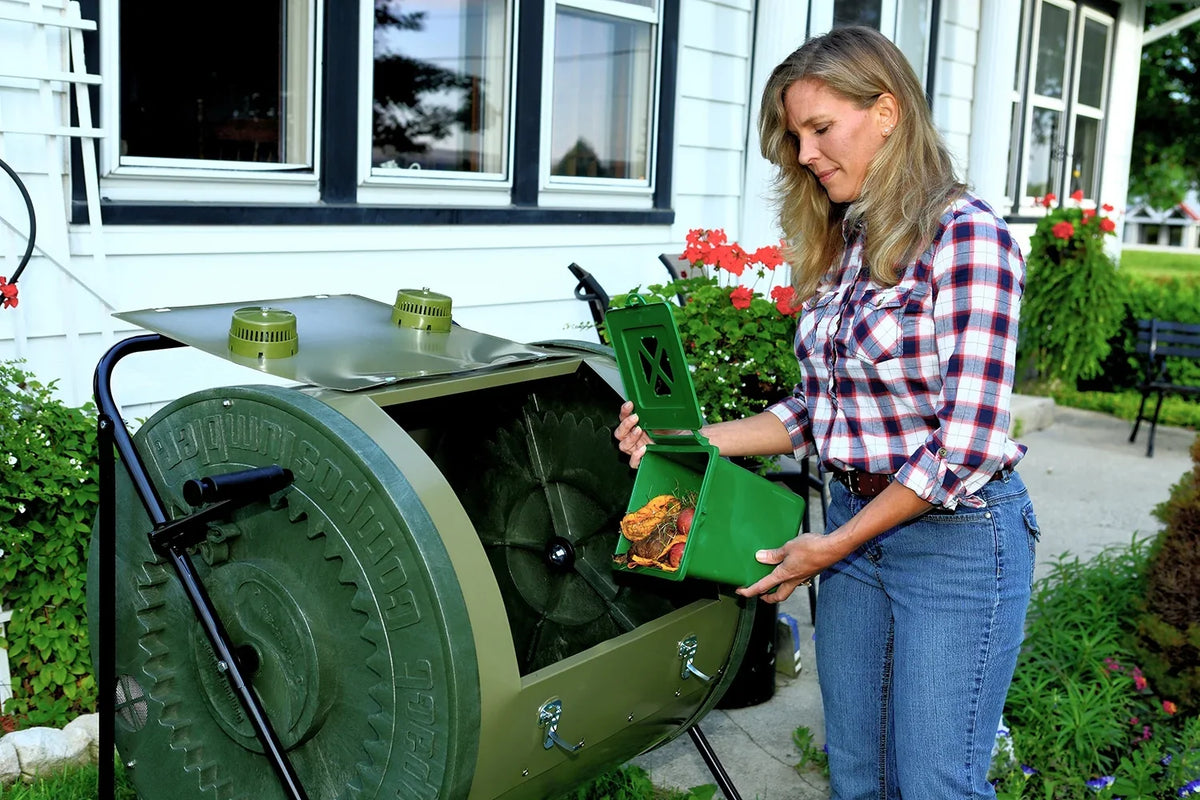Per No 88 Easy-to-Empty Low Compact Mantis ComposTumbler Sturdy Cost and durable, Gallon with CT02001 - Gallons, Bending Holds Easy-to-Load