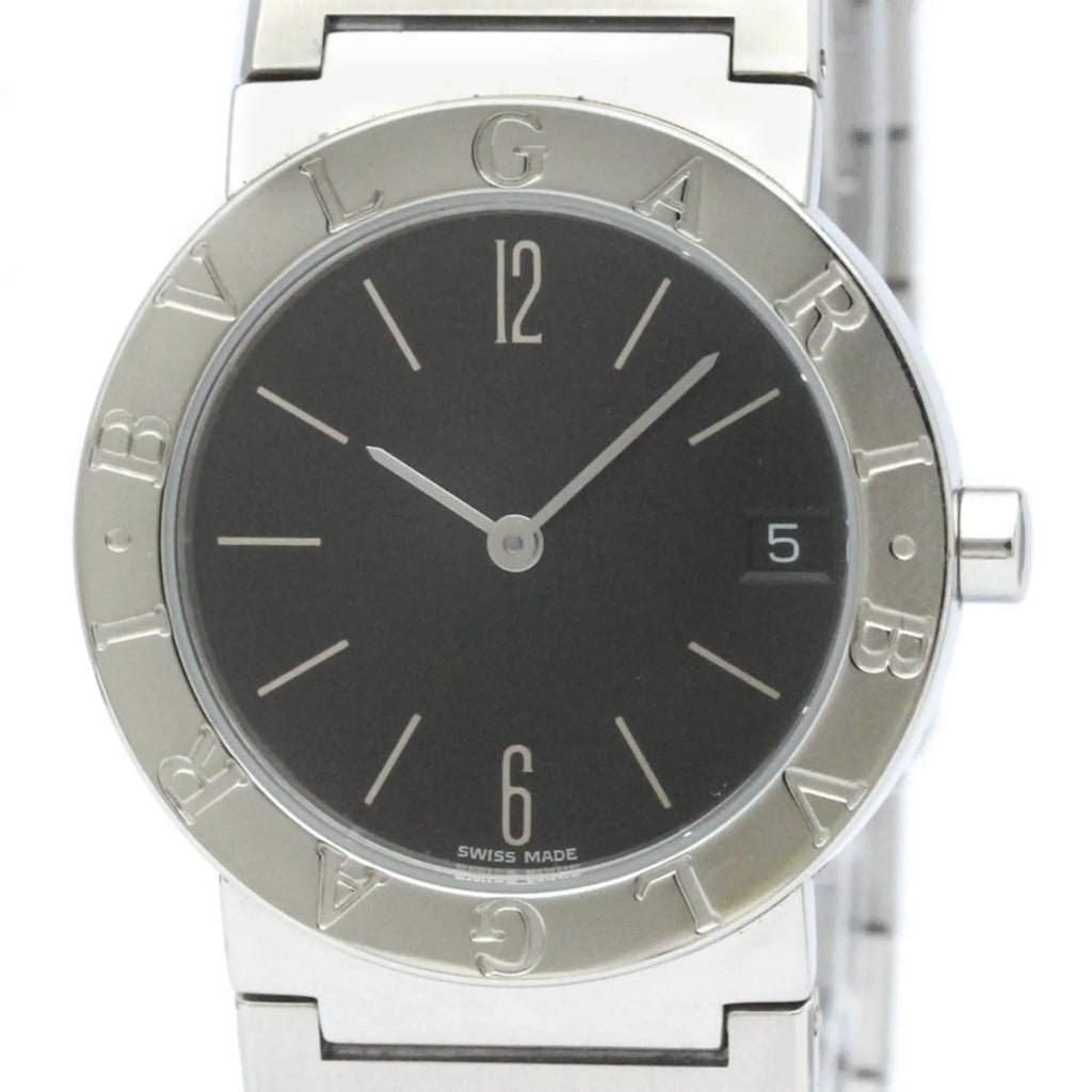 Steel Pre-Owned Unisex BF565431 Bvlgari Bvlgari BVLGARI Watch Quartz (Good) Polished BB30SSD