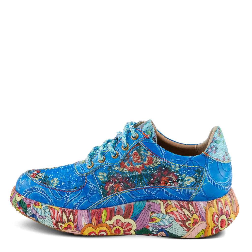 Spring | Energetic Multi Patterns Step US L'Artiste Multicolored Unique 10.5-11 CAFFEY / EU Sneakers Blue 42 Fashion Women's