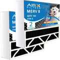 by Filter Eliminator Pack to WICKED 5 Air 2 Compatible with FPR Filter Comparable Carbon FILTERS MERV Bear Odor AIR. CLEAN AIRX MPR 255649-102 20x25x5 & Air 8 700