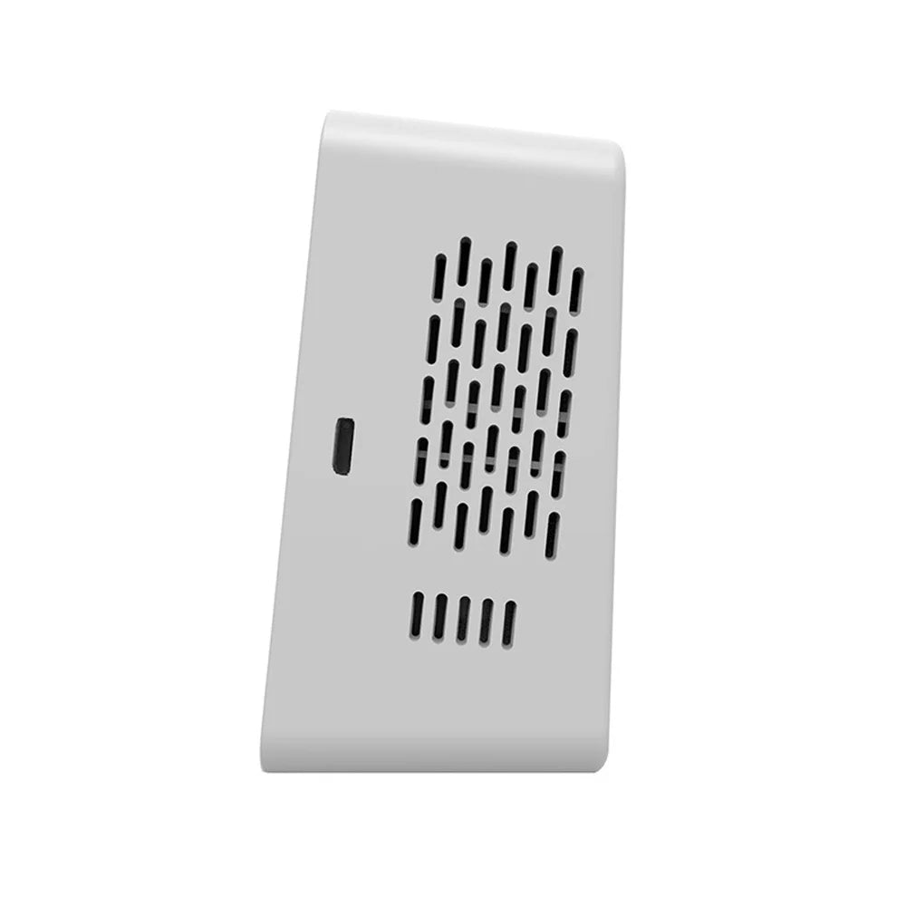 Wifi App Co2 Alarm grade Viewing Intelligent Sets Time Display Mobilephone Week 6 Date Temperature Desk Remotes Indoor 2 1 In Home Tvoc Air Clock Detector Hcho Detector Pm2.5 Humidity