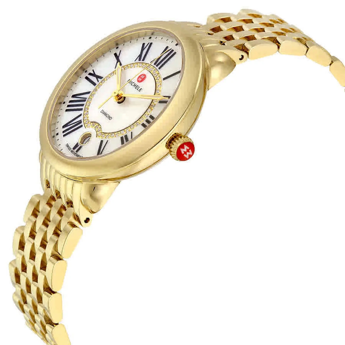 Mother Dial Ladies Watch MWW21B000017 Michele Serein Pearl of