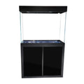 Tempered Aquarium 100 Gallon All-in-one Black Glass Aqua Dream