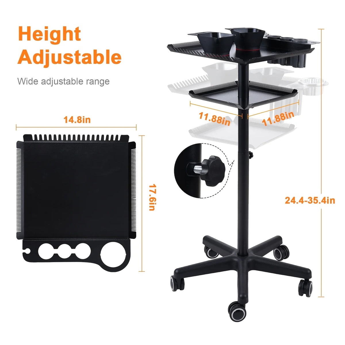 Station Cart Bestauty Salon Stylist Cart 2 Clinic Adjustable Clinic Station Trolley,Salon Movable Salon On Stand Beauty Beauty Salon Salon Movable Salon Hair Hair Salons Cart Salon Stand Station Spa