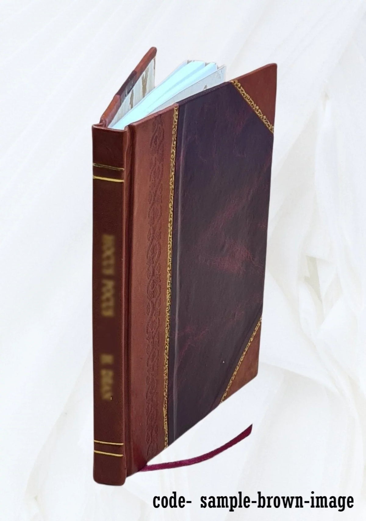 / (sawahs) Bound] natte van Handleiding Moehamad padi door Moesa. de voor [Leather kultuur velden 1864 Raden Hadji op
