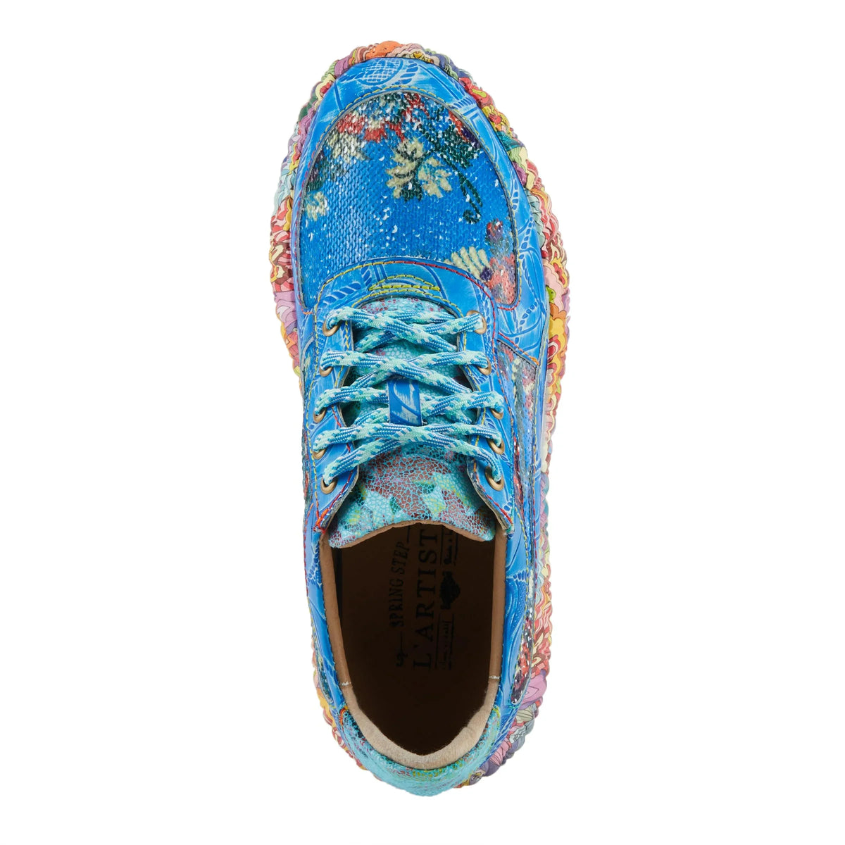 Spring | Energetic Multi Patterns Step US L'Artiste Multicolored Unique 10.5-11 CAFFEY / EU Sneakers Blue 42 Fashion Women's
