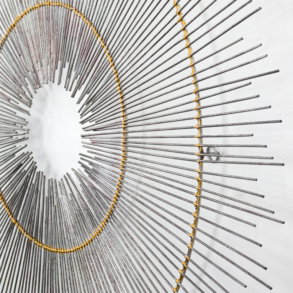 Sculpture (36") by Decor American Wall Sunburst Metal B.J. Starburst Keith Decor Art