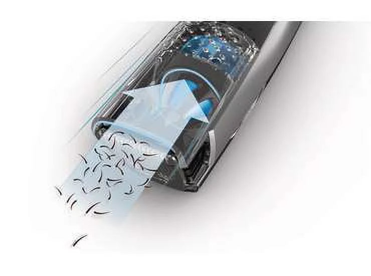 w Norelco BT7215/49 20 Beard Settings, Vacuum Philips Length Trimmer
