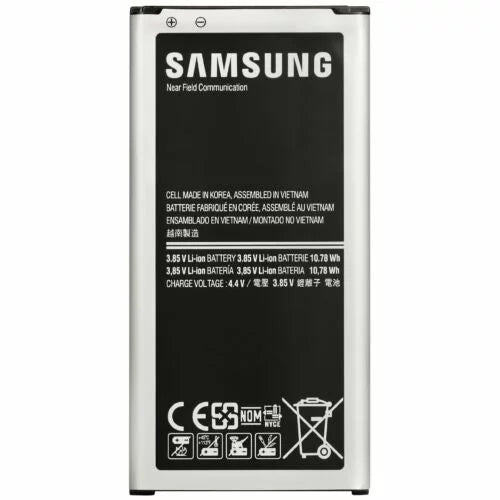 S5 Phone Battery 10.78Wh Li-ion, NEW Cell 2800mAh, Galaxy 3.85V