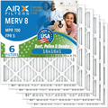 MPR Filter Electrostatic CLEAN Premium 8 MERV Filter & HVAC Filters 700 FILTERS 16x16x1 Pleated Made AIR. FPR Air WICKED Furnace AC USA AIRX 16x16x1 Air Pack Conditioner 6 to by 5 Comparable