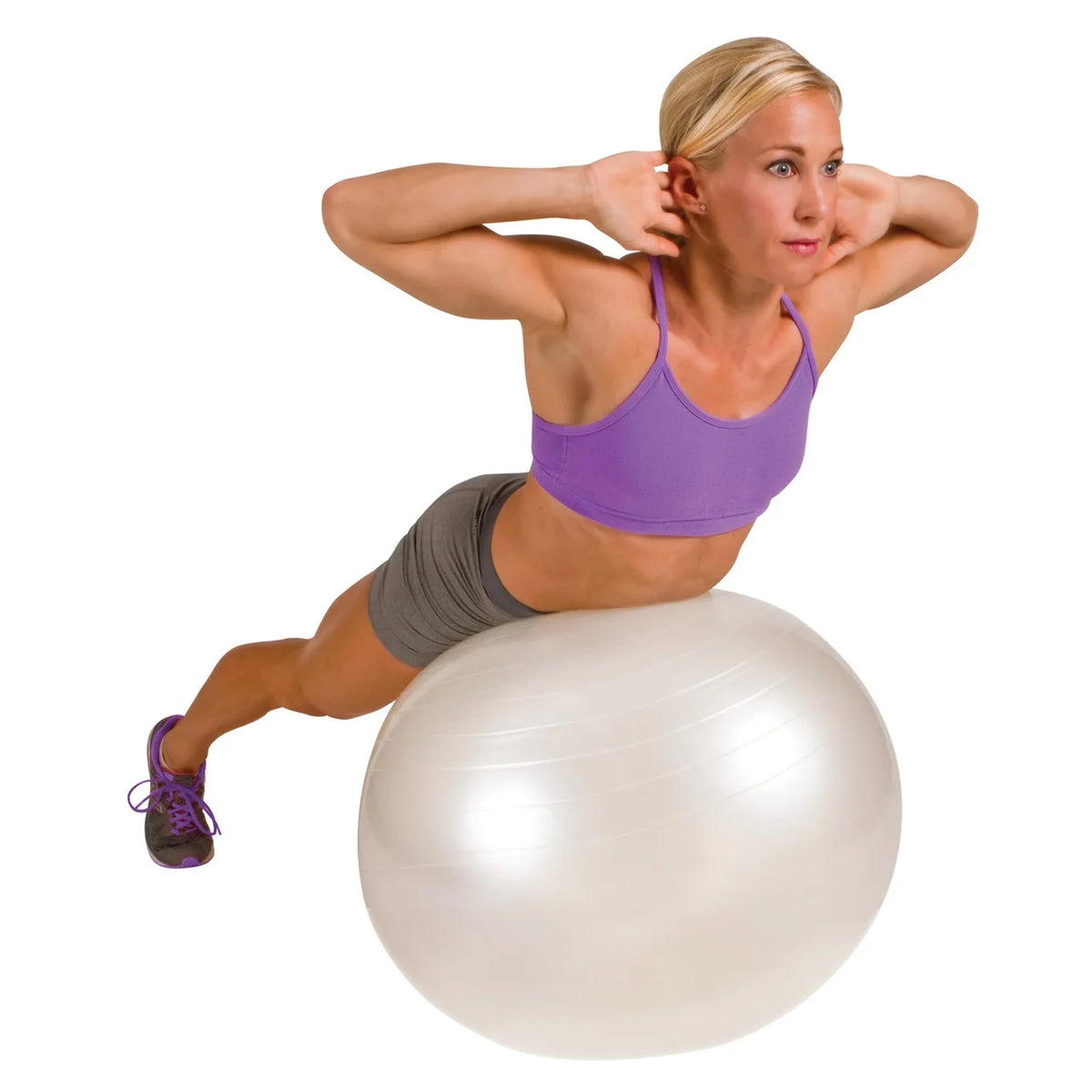 GF-65 Full-Body Composition Pump Scale cm; Ball White) and GoFit with HBF-514C Exercise Ball Bathroom (65 Black Omron Monitor