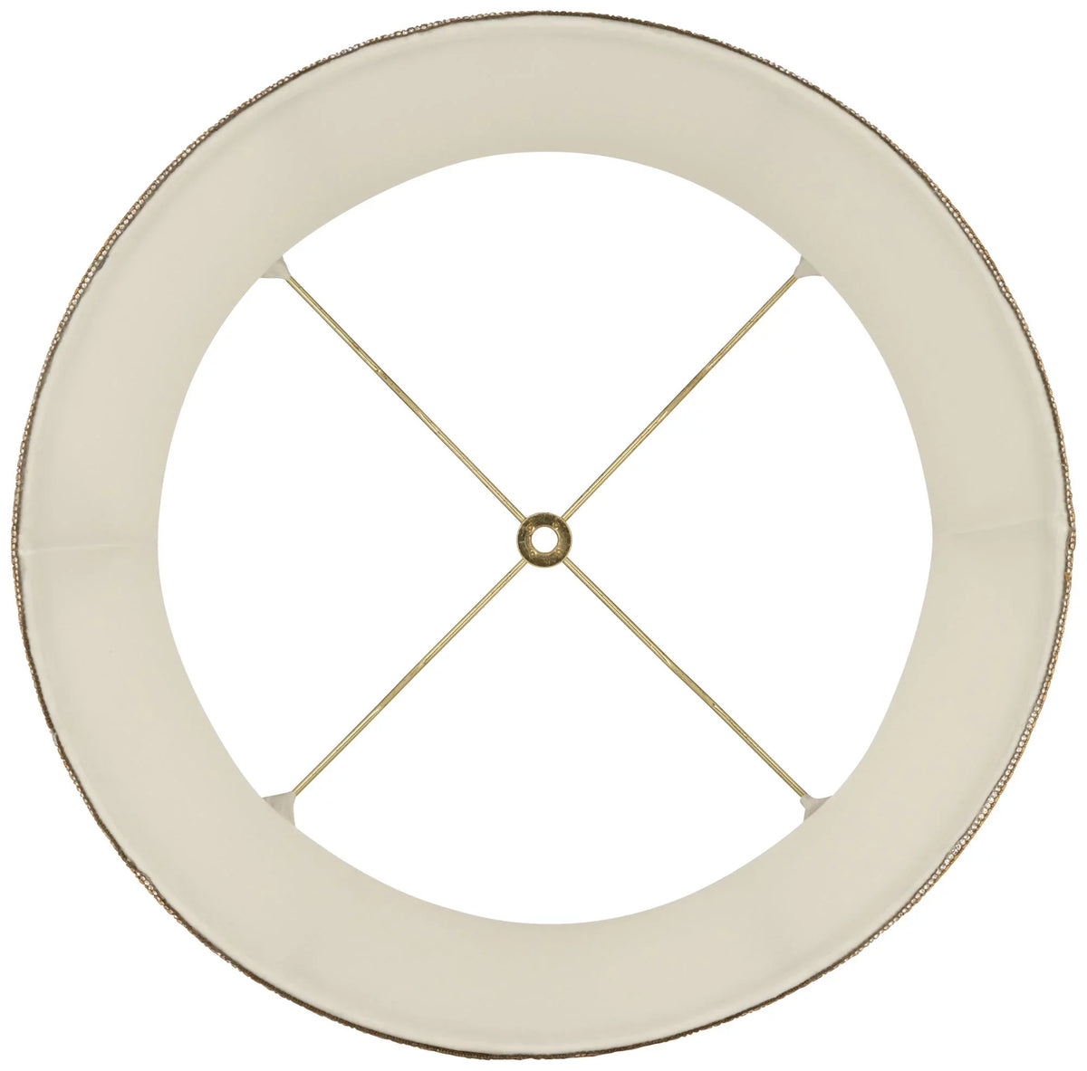 Cream Springcrest Fitting x Finial High 16" Drum Lamp Replacement 14" and Washer Harp 12" Medium Shades Bottom x Top Milano