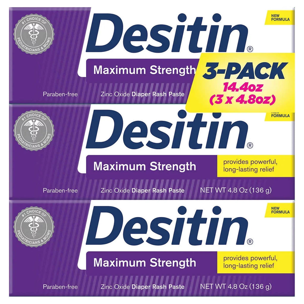 Maximum Desitin Baby Rash oz. Paste, pk./4.8 Diaper 3 Original Strength