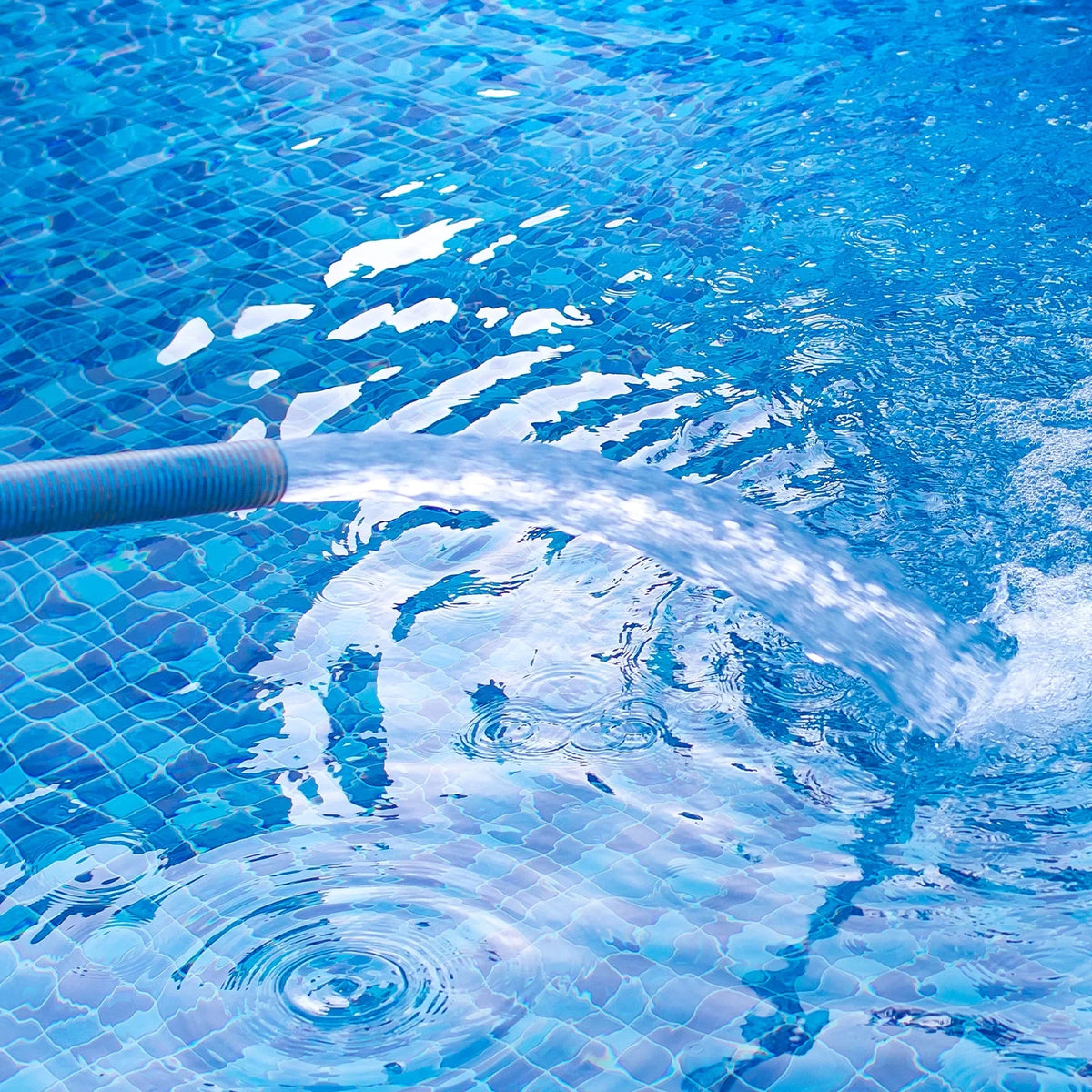 Discharge PVC Reinforced High Pressure Pool 2" Hoses Dia 25ft 0.3MPa Swimming Hose Backwash for