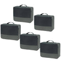 Luggage Organizers 7Penn Packing Cubes for 5pk Black Travel Set - Premium