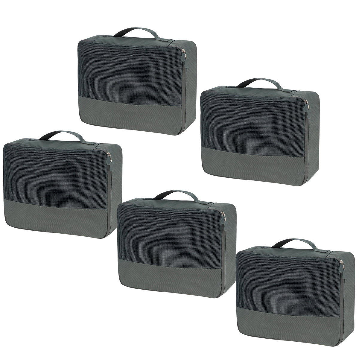 Luggage Organizers 7Penn Packing Cubes for 5pk Black Travel Set - Premium
