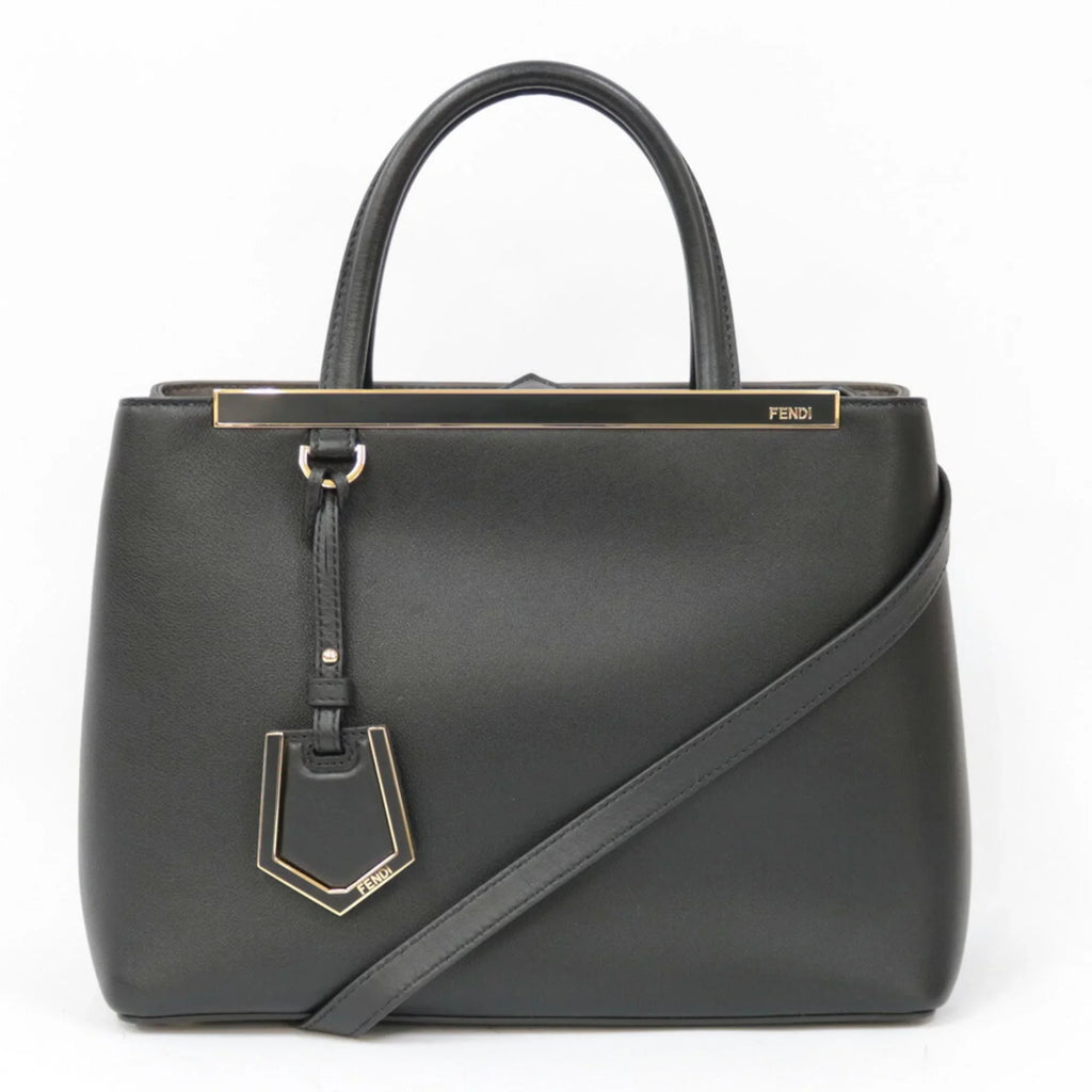 (Good) Bag Black Handbag FENDI Pre-Owned Ladies Toujour Shoulder
