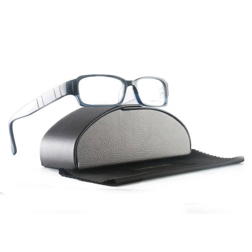 Blue 135 Rectangle Eyeglasses 15 Womens Zegna Ermenegildo VZ3504V 51 9M9 Men or