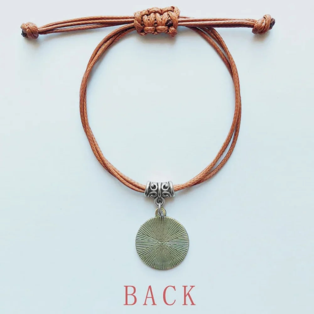 Leaders To Wristband Leather Bracelet Famous Question Hide Jewelry Rope Quote Brown