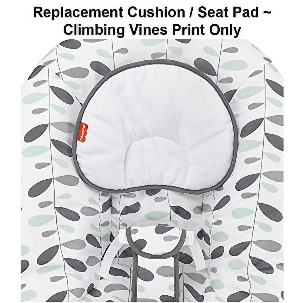 Bouncer Soothe Cushion/Seat GVG02 Print Pad - & ~ Replacement Replacement See Climbing Vines Fisher-Price Part Deluxe ~ Baby for