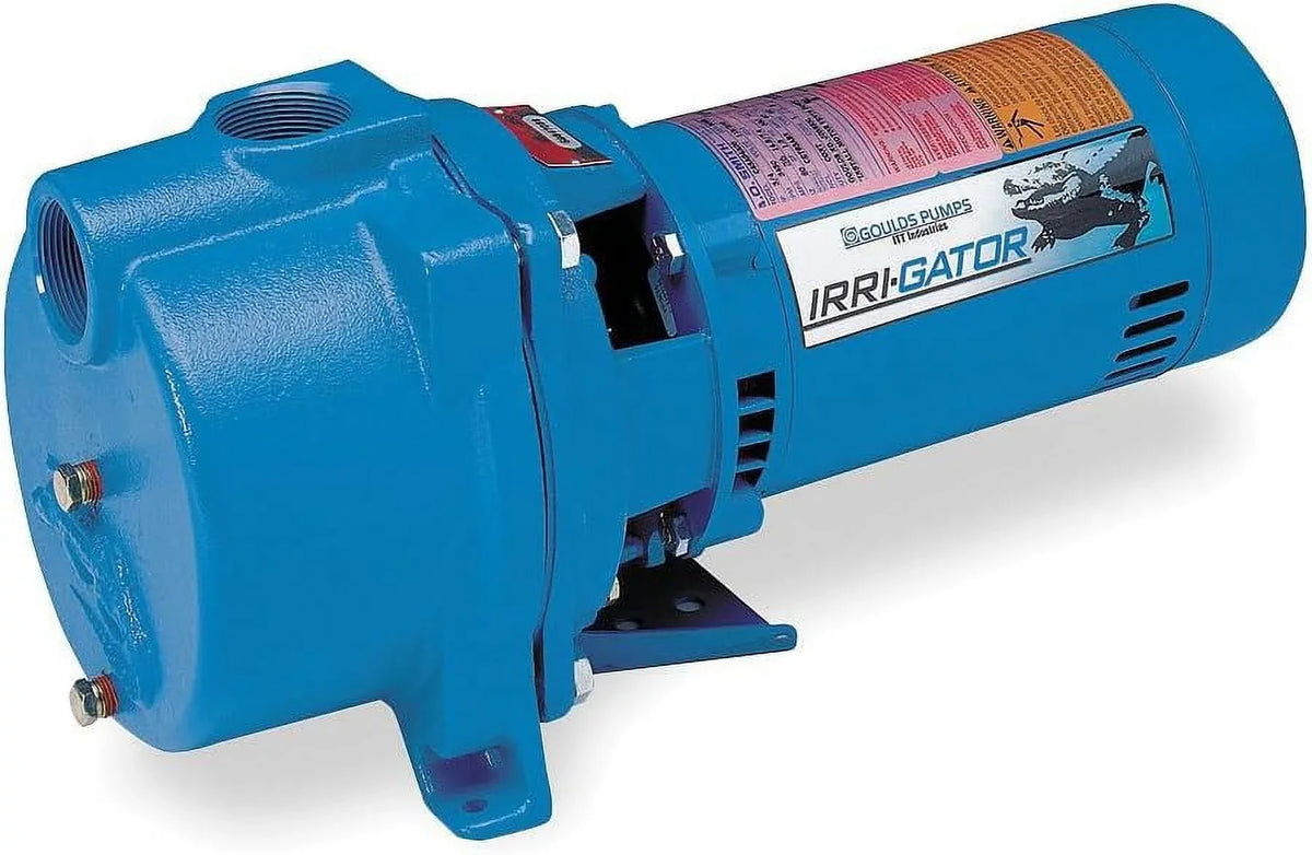 Suction, 1-1/2" NPT NPT Goulds 1-1/2" 3 2 230/460 Phase, Pump, Discharge HP, 86 GT203, GPM, Self-Priming IRRI-GATOR Volts, Centrifugal