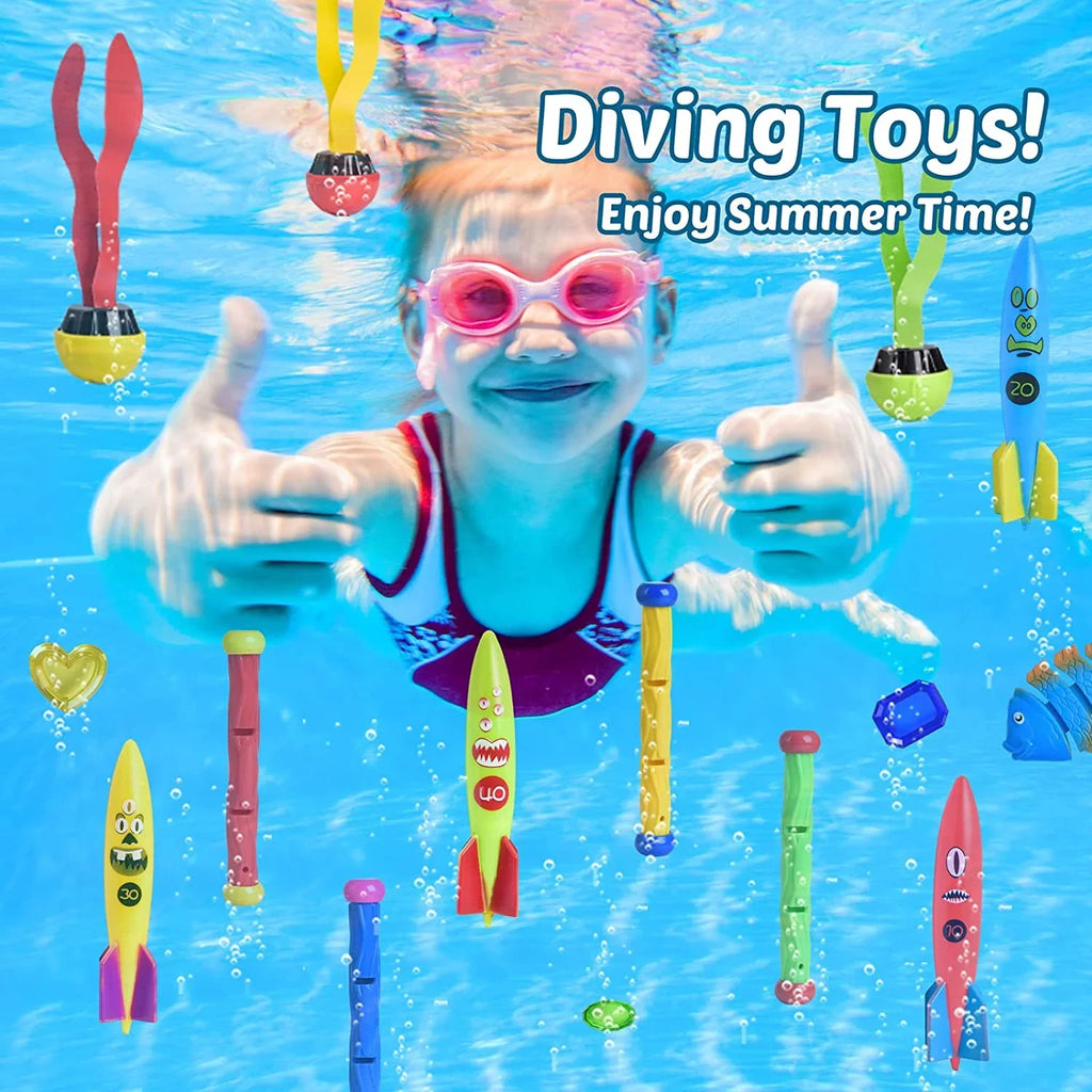 Toys 34PCS for Little Kids Toys Toys Backyard, Diving Pool for Kids liquid Swimming Pool Fun for Toys