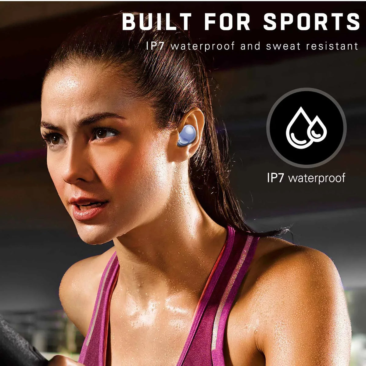 Version) Noise liquid Earbuds - Resistant Street Amethyst Wireless, Bluetooth Isolation, Purple N8 Case, grade Smart Vodafone (US UrbanX Charging Sound, Buds True Pro for