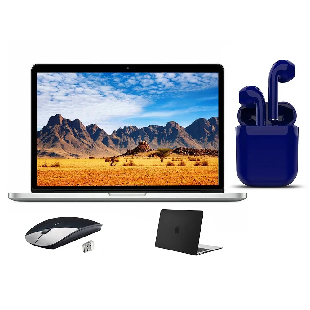 Case, Pro Wireless Bundle: RAM Mouse, Day MacBook 13.3-inch 1TB By Express Black 4GB (Refurbished) Restored 2.5GHz Bluetooth/Wireless 2 Airbuds Certified HDD