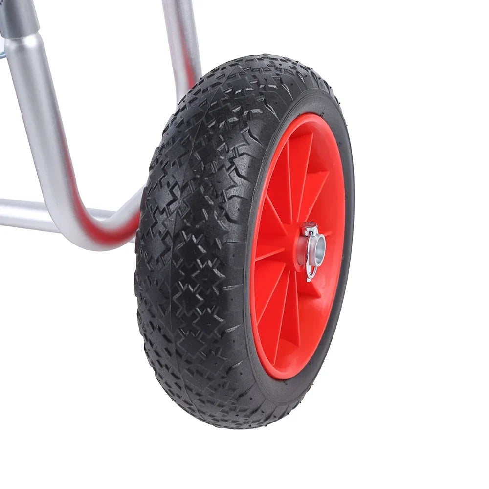 Veneer Paddle Trailer, Carrier Cart, Stand-Up Surfboard Beach Solid Airless Wheel Portable Beach Cart Board Double Aviation Cart Aluminum SUP PU