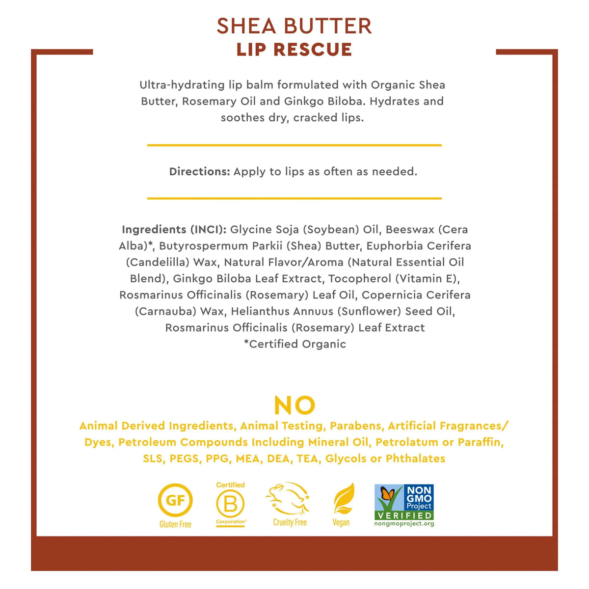 E Biloba Oz Or Soothes Shea Desert - Dry Extract- Oil of Vitamin Hydrating Essence Ginkgo Soft Lip Rescue Pack w/ - Ultra 0.15 Peppermint Cracked 24, - Balm Butter Lips - Beeswax Moisturizer Stick, -