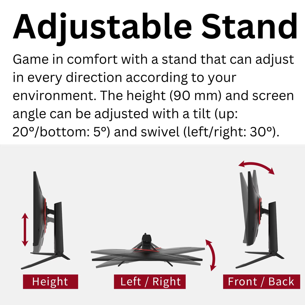 AMD 27" Premium Monitor FHD Funai Gaming (FGM-27F445) FreeSync™ Enabled 1ms, 240Hz, VA, HDR,