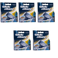 Refill Razor Mens 20 5 MACH3 Blade Cartridges Gillette 4 packs of