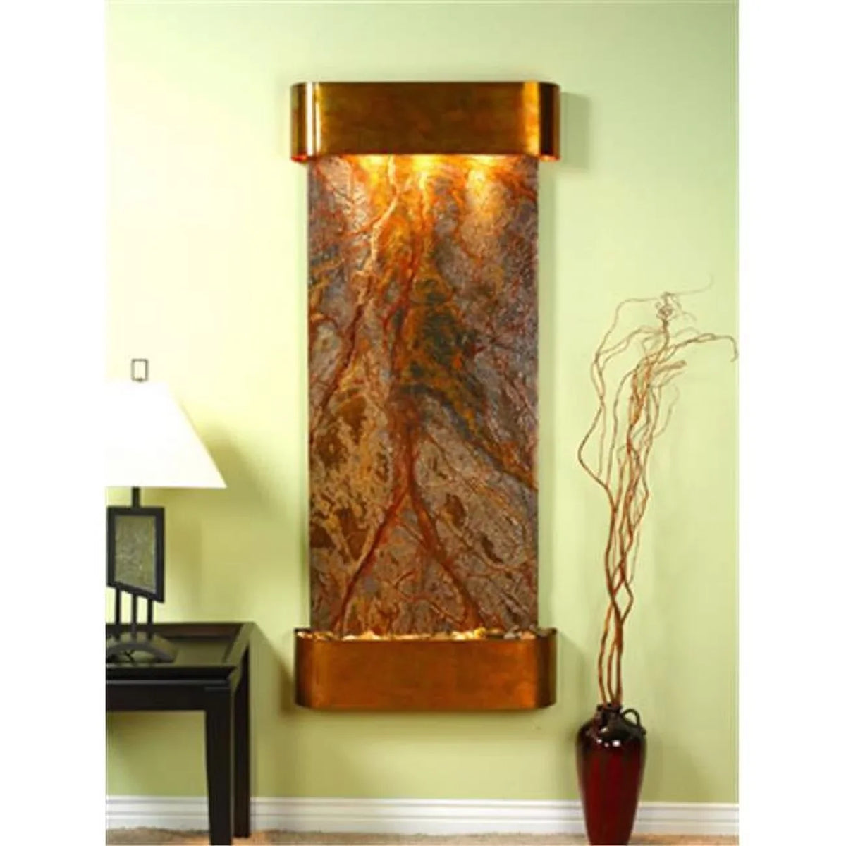 Brown Inspiration IFR1006 Falls Marble - Adagio Wall Rainforest Fountain