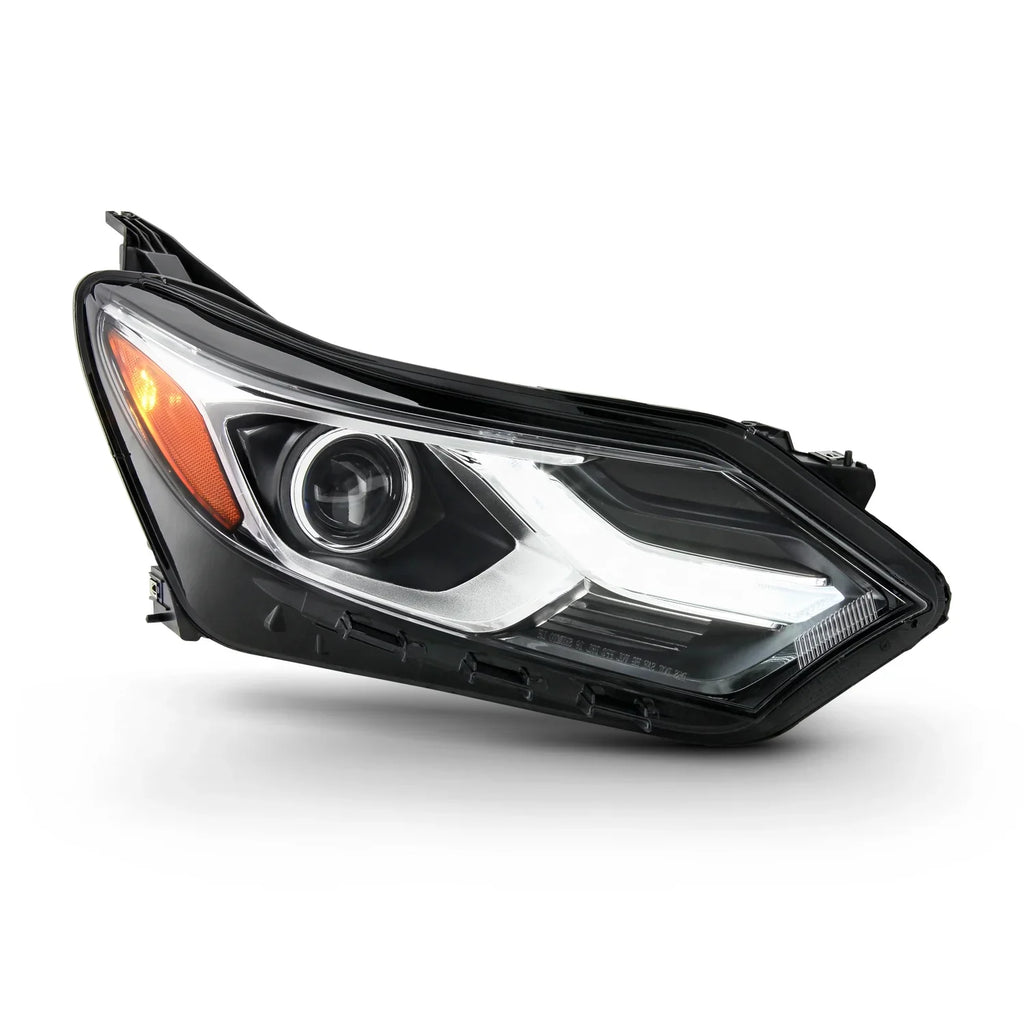 Headlamp 2018 [HID/Xenon Headlight DRL 20 Equinox 18 Side Fits Type] Passenger 2020 Right 19 Chrome LED AKKON 2019 Chevy 2021 -