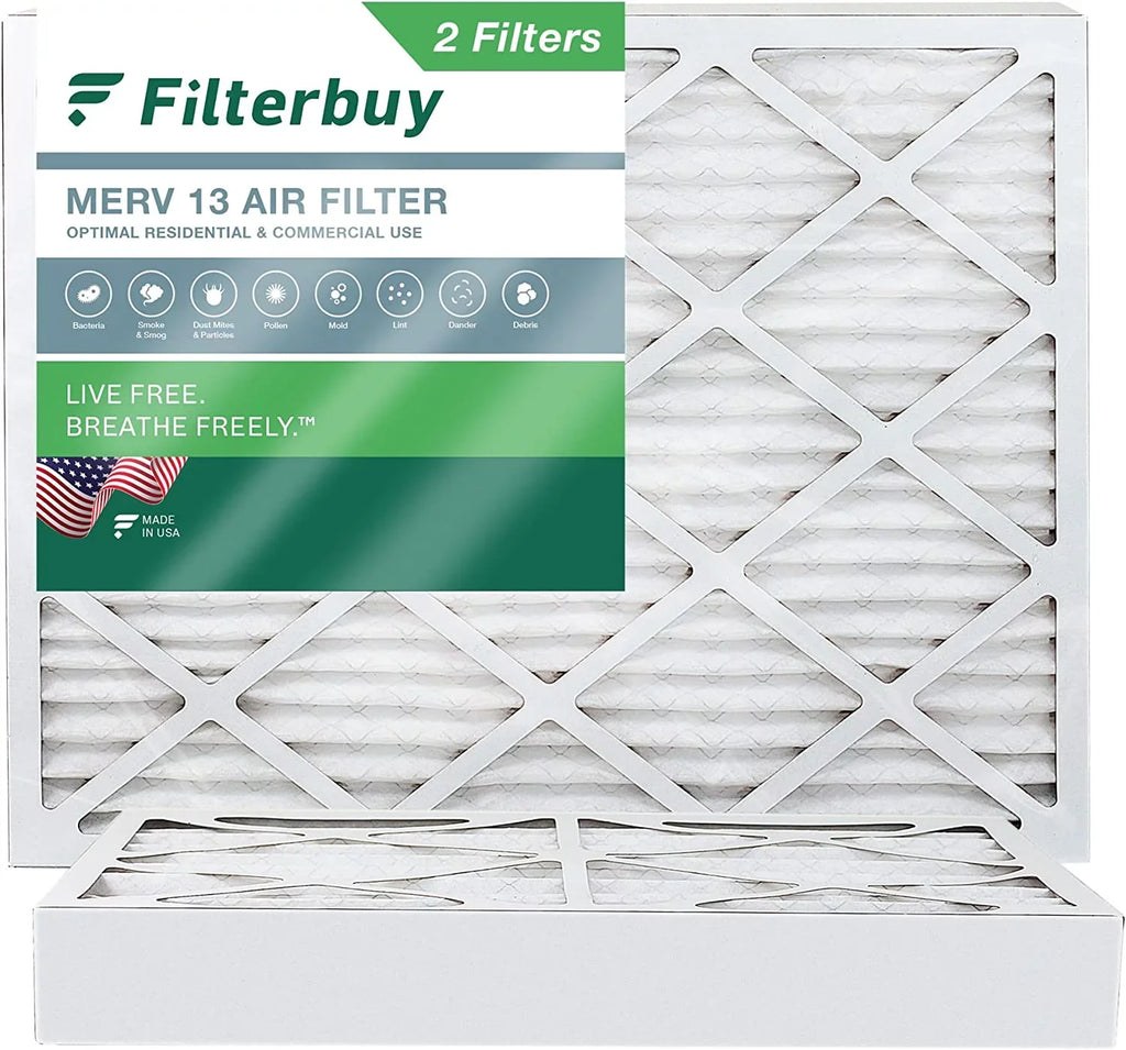 Air AC HVAC 12x18x4 MERV Filters 13 (2-Pack) Furnace Filterbuy Pleated