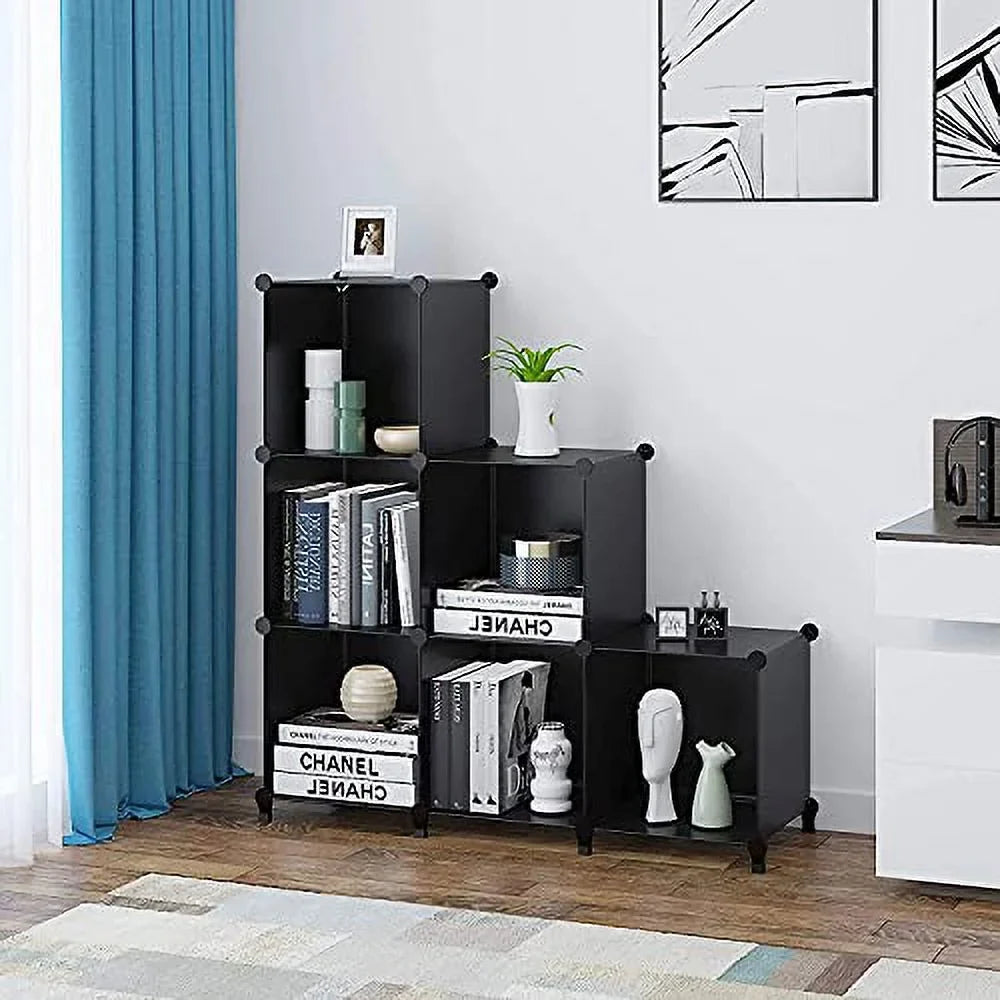Kids,Closet, Storage Closet Bookshelf,Storage Cabinet Shelf Organizer, Cabinet Cubes Organizer Bookcase HOMIDEC Bedroom,Bathroom for Organizer Storage 6-Cube