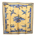 scarf duck Carre silk (Good) Pre-Owned pond 100% HERMES muffler Hermes 90 /